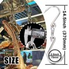 Alele Swiveling Meat Hook,12mm Heavy Duty Stainless Steel Processing Butcher
