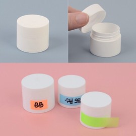 Refillable cylindrical lid skin ointment jar cosmetic cream jar 5g 15g / 리필용 원통형 뚜껑 피부 연고통 화장 크림통 5g 15g