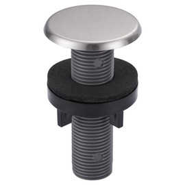 ARCORA Kitchen Sink Hole Cover: Premium Faucet Hole Plate Stopper Plug, Countertop Extra Hole Plastic Cap for Soap Dispenser Sprayer Tap, Brushed Nickel