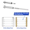 CKE 40 Pack Invisible Cable Railing Kit 1/8" Swage Tensioner