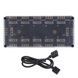 12V 4‑Pin 10 Ports RGB HUB RGB Controller for PC Computer Desktop Motherboard