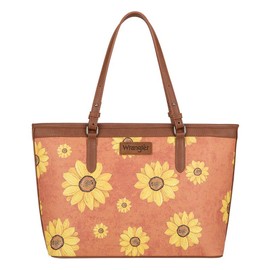 Wrangler Sunflower Print Tote Bag Shoulder Purse shoulder  bags work  bag Large Capacity Women's Solid Tote Bag Large Hobo Bag for Women Large Capacity Women's Tote Bawoman women  bag fashionable shoulder bag Women's Casual Crossbody Bag - Color: Black