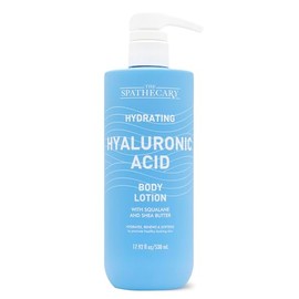 THE SPATHECARY Hydrating Hyaluronic Acid Body Lotion – With Squalane & Shea Butter – Deeply Moisturizes, Revives & Softens Skin – Paraben-Free, Sulfate-Free, Vegan Formula, 17.92 fl oz