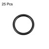 sourcing map Metric Nitrile Rubber O-Rings Seal 14 mm AD