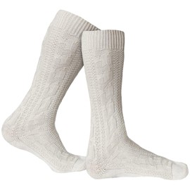 German Wear, short costume socks, braid pattern, socks, 44 cm - 38-40