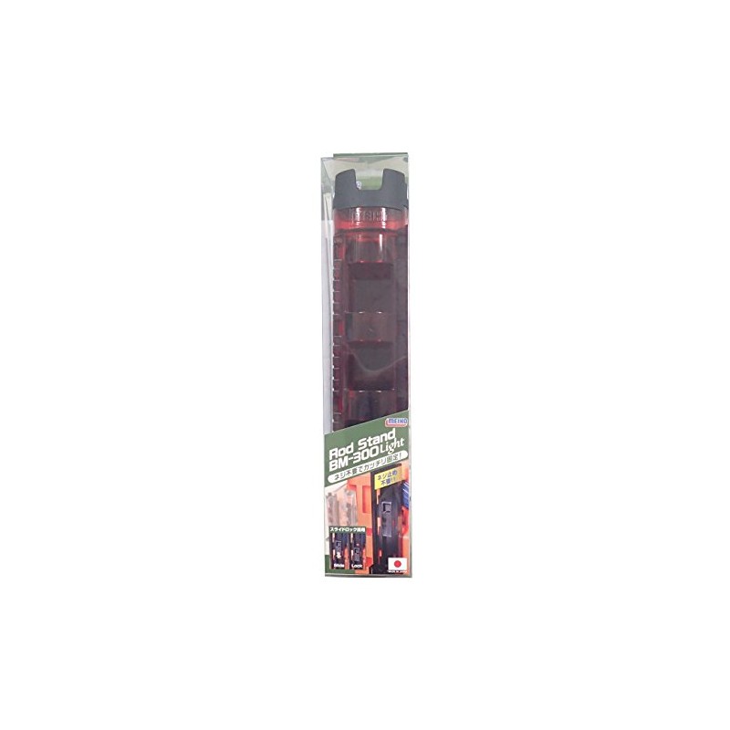 MEIHO BM-300 Rod Stand, Light, Clear Red x Black