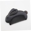 OATIPHO Small Bunny Comb Set 2pcs Portable Wooden Hair Combs