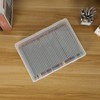 BTSKY 2 PCS Medium Size Clear Stackable Rectangular Storage Box