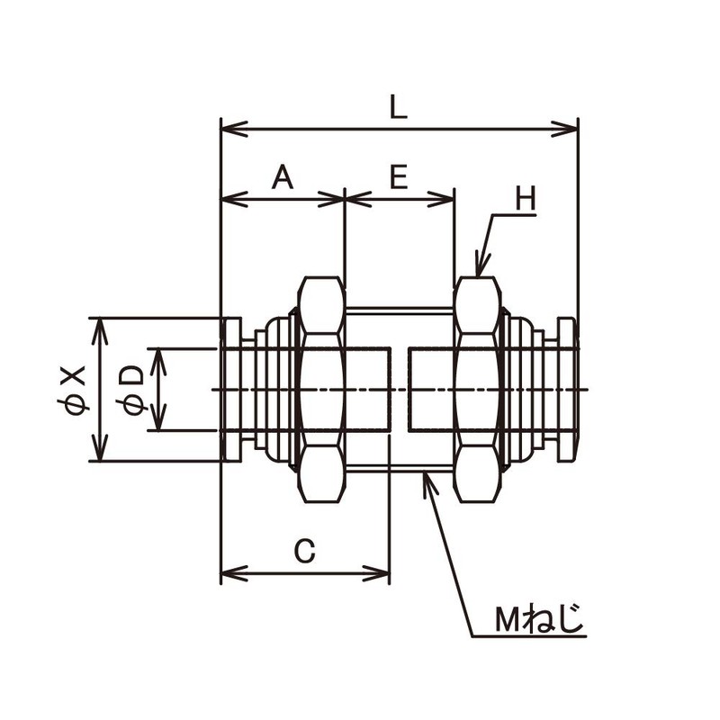 Flowbal Air Push W Panel Union Applicable Tube Outer Diameter