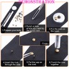 400Sets Rivets for Leather, 6mm Double Round Cap Rivets, Leather