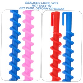 Beavorty Hair Perm Rods Set Spiral Curling Perm Rods Foam Hair Rollers for Women Random Color