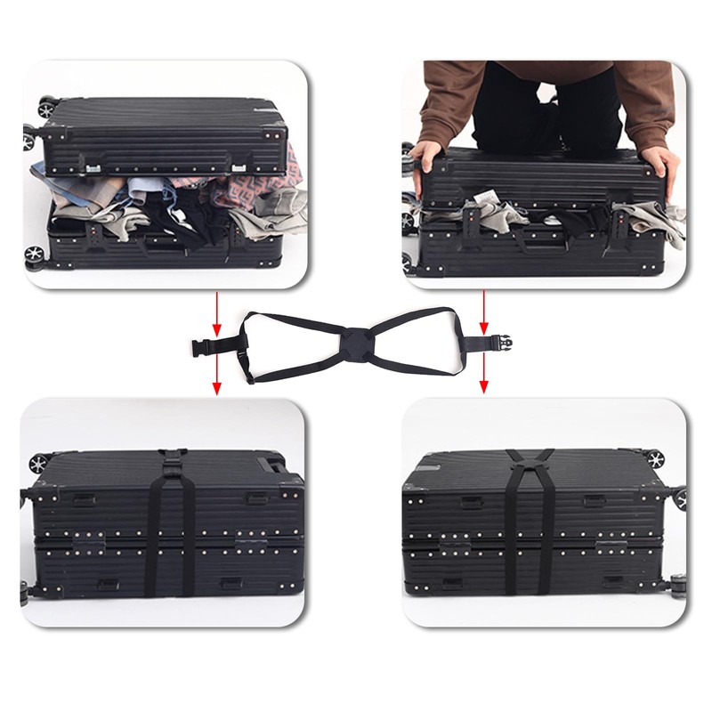 One Piece Safe Luggage Straps Bag Bungees Convenient Nylon Travel