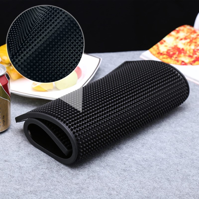 Bar Mat, Black Coffee Drying Mat PVC Bar Service Mat