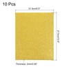 MECCANIXITY EVA Foam Sheets Glitter Gold Tone 10.8 x 8.5