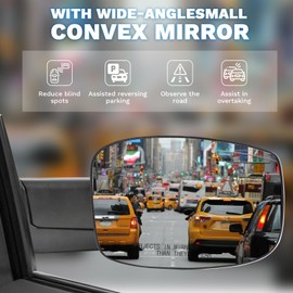 E-Vniko Right Passenger Side Power Heated Mirror Glass with Backing Plate Compatible with Honda Odyssey 2014-2017 Replacement Exterior Side Rear View Mirror Glass Assembly W/Rear Holder 76203TK8A51