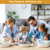 VINATO Cestino Portaoggetti, Set da 3 Cestino Bagno Multifunzione Organizzatore