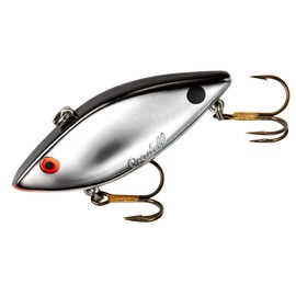 Cotton Cordell Super Spot Lipless Crankbait Fishing Lure, Chrome Black Back, 1/4 oz