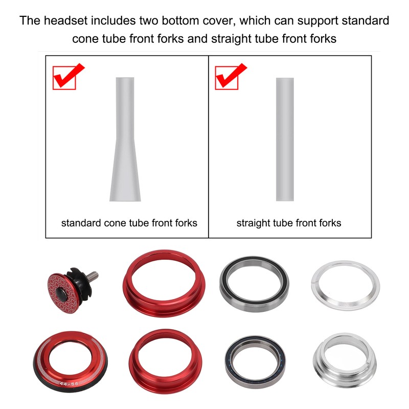 Viaron Bicycle Bearing Headset Aluminum Alloy Mountain Bike Stem Headset
