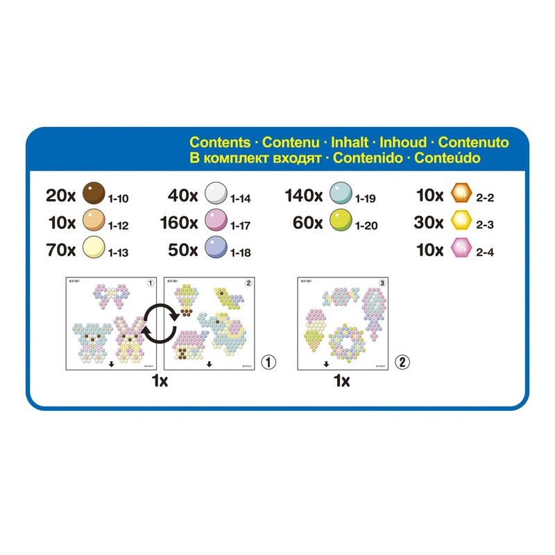 Aquabeads 31504 Pastel Fan Asia Set - Theme Refill Set
