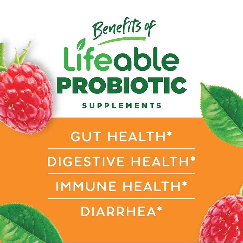 VitaWorks Lifeable Probiotic 2 Billion CFU + Calcium Magnesium, Gummies