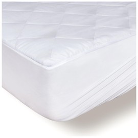 Quilted Mattress Protector 120 x 200 cm - Mattress Topper up to 40 cm Height with Elastic Band - Mattress Protector 120 x 200 cm - Oeko-Tex and Breathable - Not Waterproof