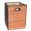 Seta Direct, Foldable Brown Bamboo Square Storage Laundry Hamper with