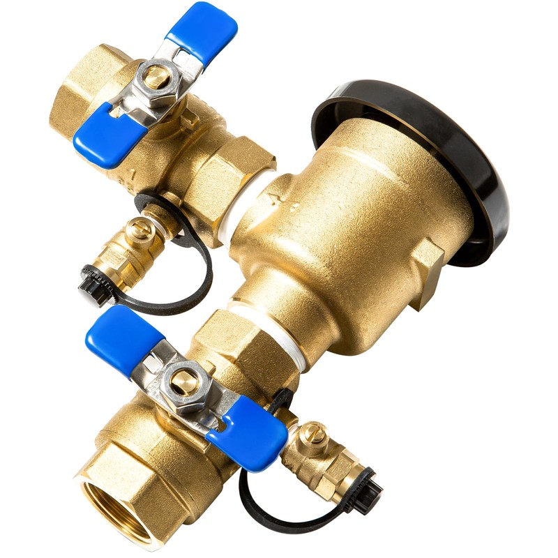 3/4" Pressure Vacuum Breaker Assembly, Solid Brass Backflow Preventer,Max 400