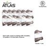 SHOWA Atlas 300 Original 1994 Crinkle Grip Work Gloves, Natural