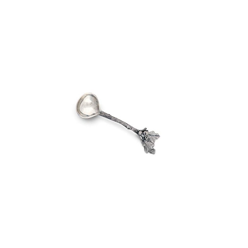 Vagabond House Small Solid Pewter Acorn Ladle/Sauce/Serving Spoon 4.5 inch