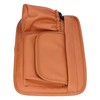 Waterproof Storage Bag Artificial Leather Brown Zipper Organizer for Vespa