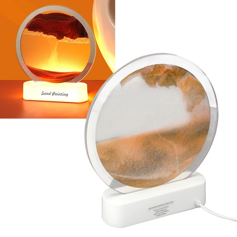 Quicksand Painting Light USB Plug in Eye Protection Art Decoration