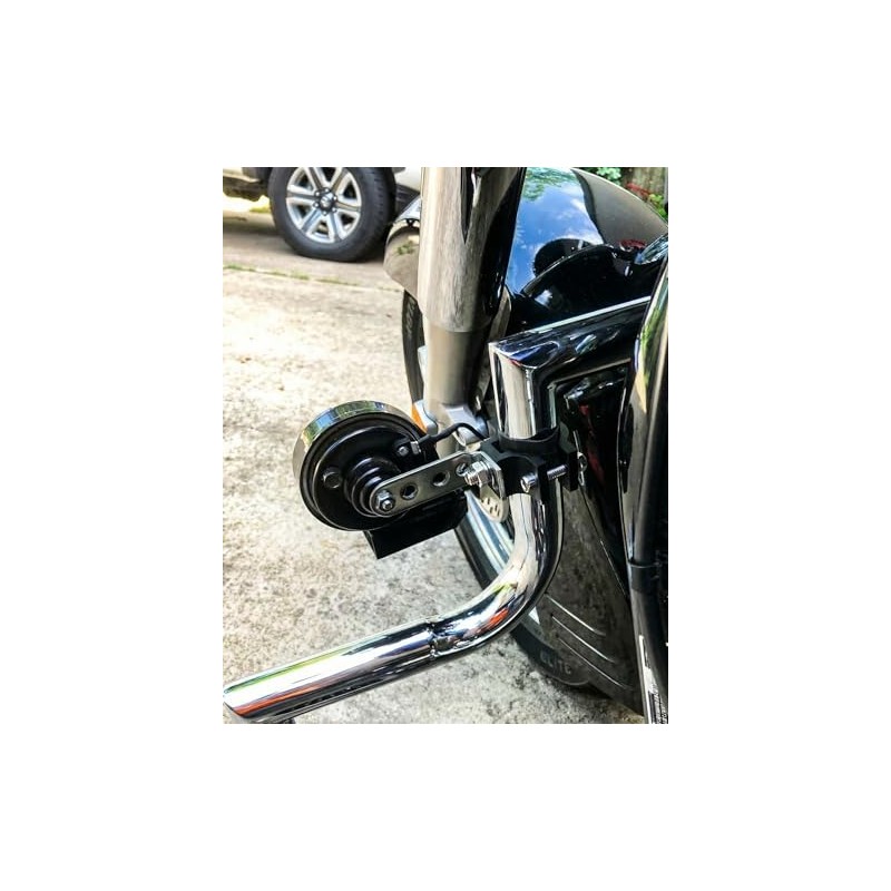 2Pcs Universal Motorcycle Tube Bracket: Adjustable Round Tube Clamp Bracket