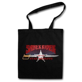 Urban Backwoods Saber Rider & The Star Sheriffs I Hipster Bag, Fabric Bag, Shopping Bag, black, Unit size