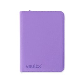 Vault X Just Purple 9-Pocket Exo-Tec Zip Binder - 360 Cards - New