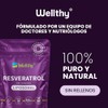 Wellthy Resveratrol Liposomal Cápsulas Entrega Optimizada Mas Alta Biodisponibilidad Cápsula