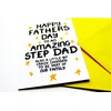 Fathers Day Card Stepdad, Step Dad Father's Day Card From