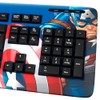 Xtech Teclado EDICION Capitan America USB Español Azul