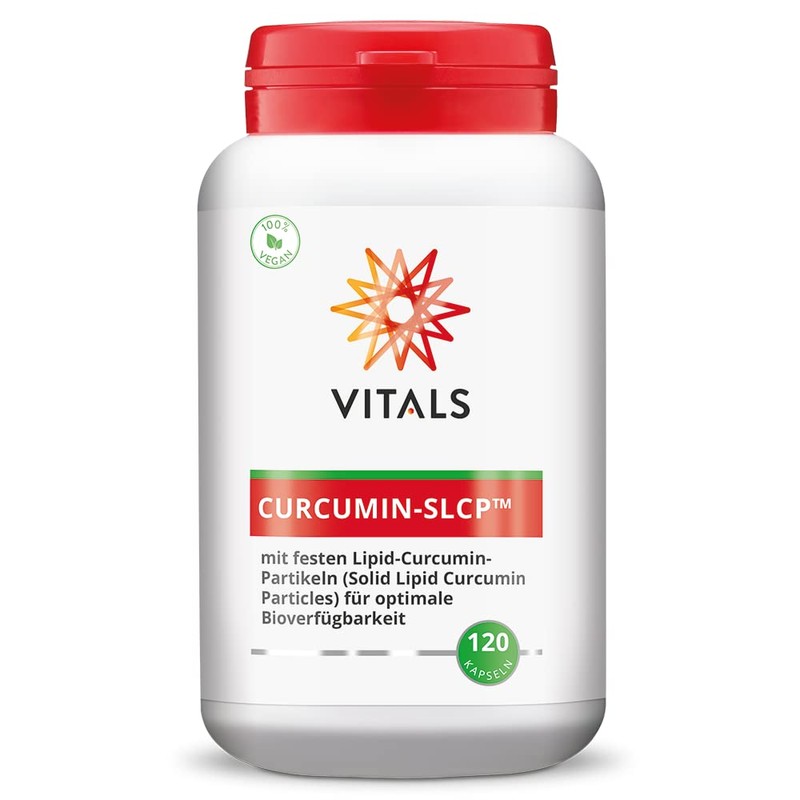 Vitals Curcumin SLCP - 120 Capsules, Vegan. With Solid Lipid