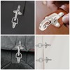 DIYEAH 2 Sets Metal Coat Toggle Buckle Clasp, Zinc Alloy