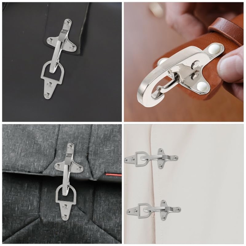 DIYEAH 2 Sets Metal Coat Toggle Buckle Clasp, Zinc Alloy