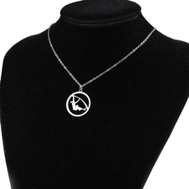 LQRI Pole Vault Necklace Pole vaulter Gift Pole Vault Coach Gift Pole Vault Athlete Gift Sports Competition Gifts (Pole vault)