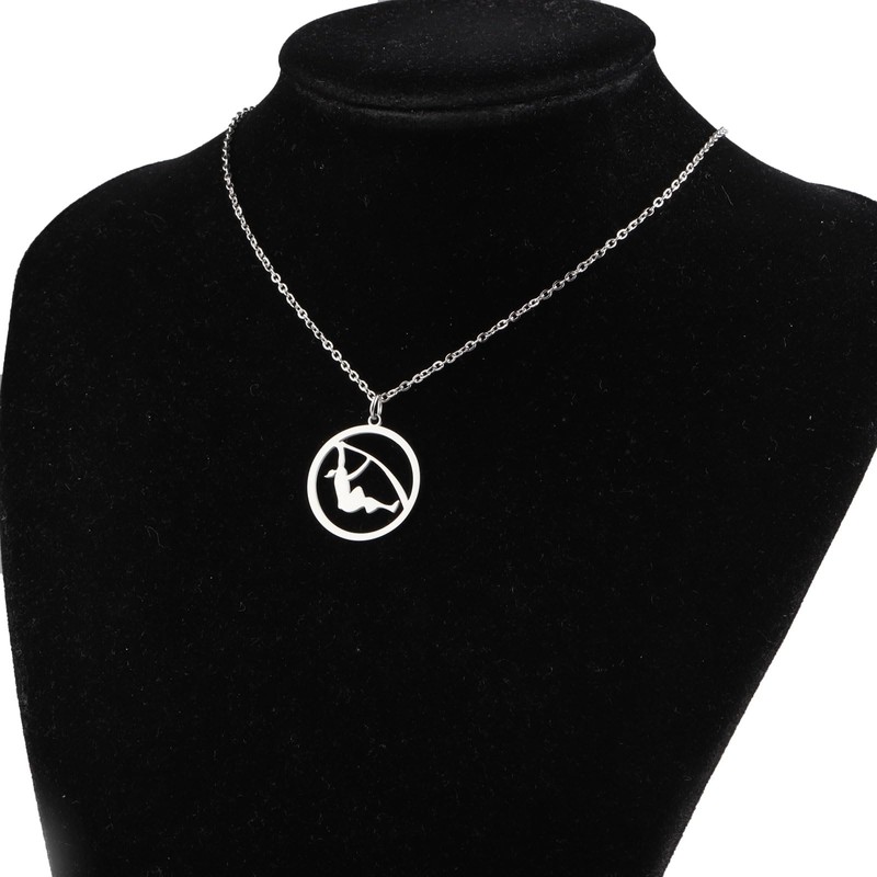 LQRI Pole Vault Necklace Pole vaulter Gift Pole Vault Coach