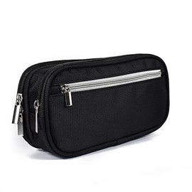 Estuche de Gran Capacidad Multifuncional, Caja de Almacenamiento de Papelera de Estuche, Adecuado para la Oficina, el Trabajo (Negro)                 