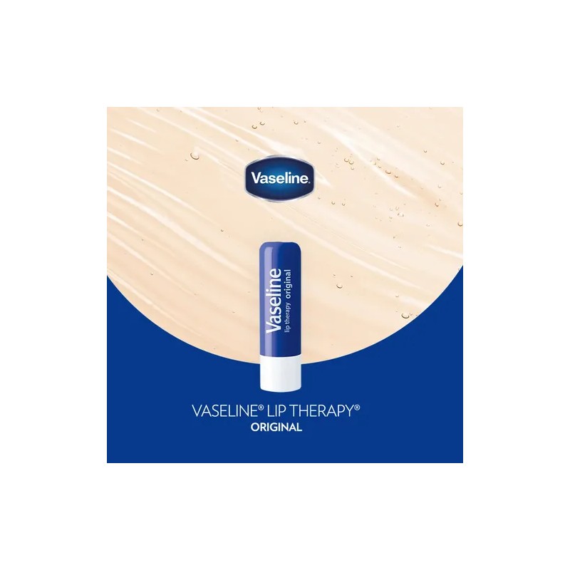 Bálsamo Labial Vaseline Original en Barra para Labios Secos