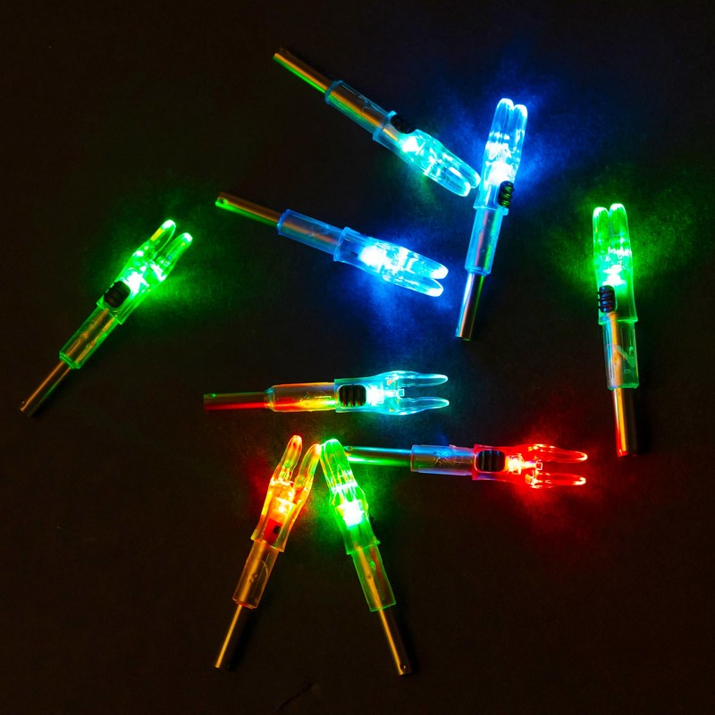 KEAUP 6/12 Pack G Lighted Nocks for Arrows with .165