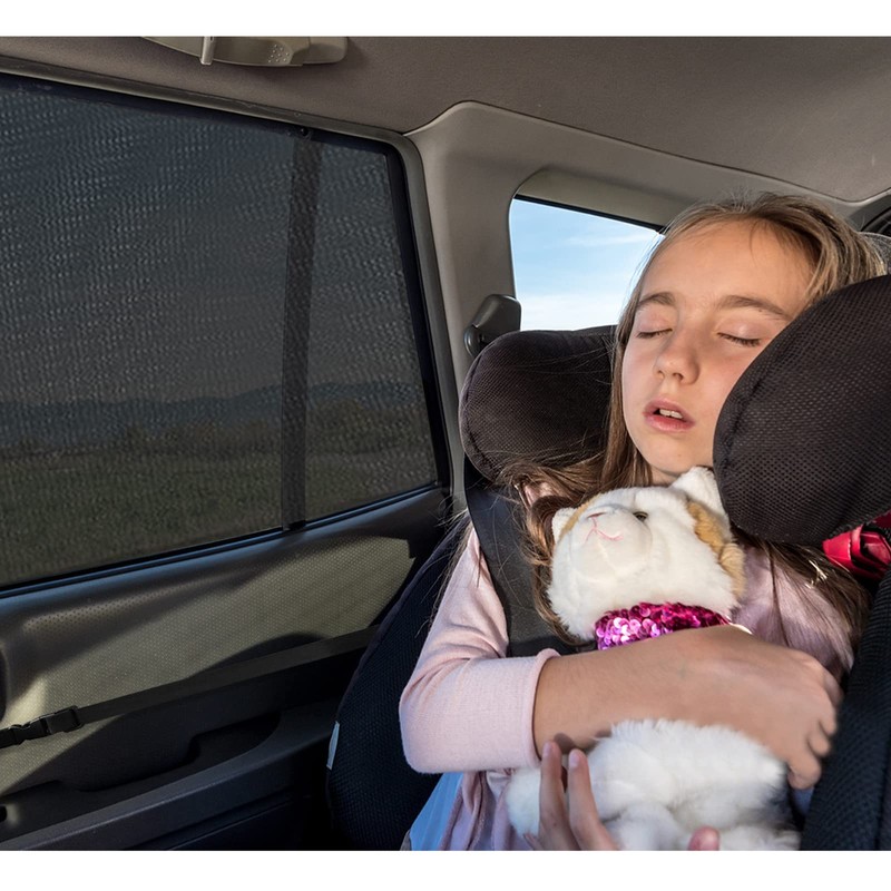 2 Packs Mesh Car Window Screen for MPV Sliding Door,Single