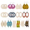 NYCEMAKEUP 70 Pcs/Set Unfinished Wooden Earrings Blanks Jewelry Pendants Making