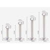 OUNONA Clothes Dryer, Indoor Rod Holder, Ceiling Hanging Clothesline, Stainless