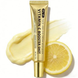 Vitamin C Booster Shot Serum, Vitamin C Serum for Face with Glutathione, Niacinamide and Vitamin E for Dark Spot Care, Eye Cream for Dark Circles, Fine Lines & Wrinkles,Anti-Aging Korean Skincare 30ml