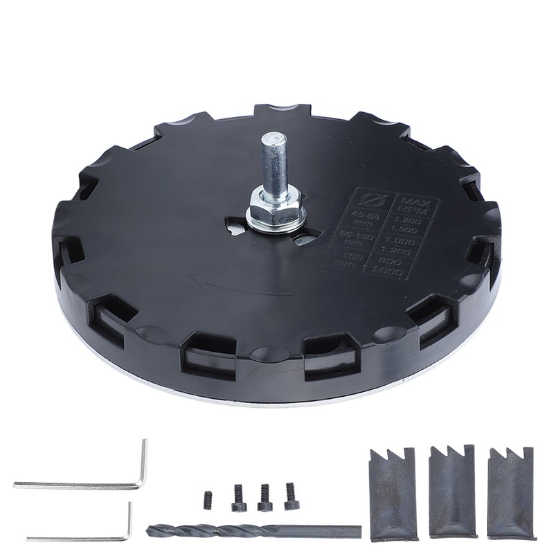 Adjustable Hole Saw Replacement Punching Cutter Drill Bit Kit 45